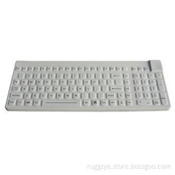 Full sealed IP68 waterproof medical keyboard / sterile keyb
